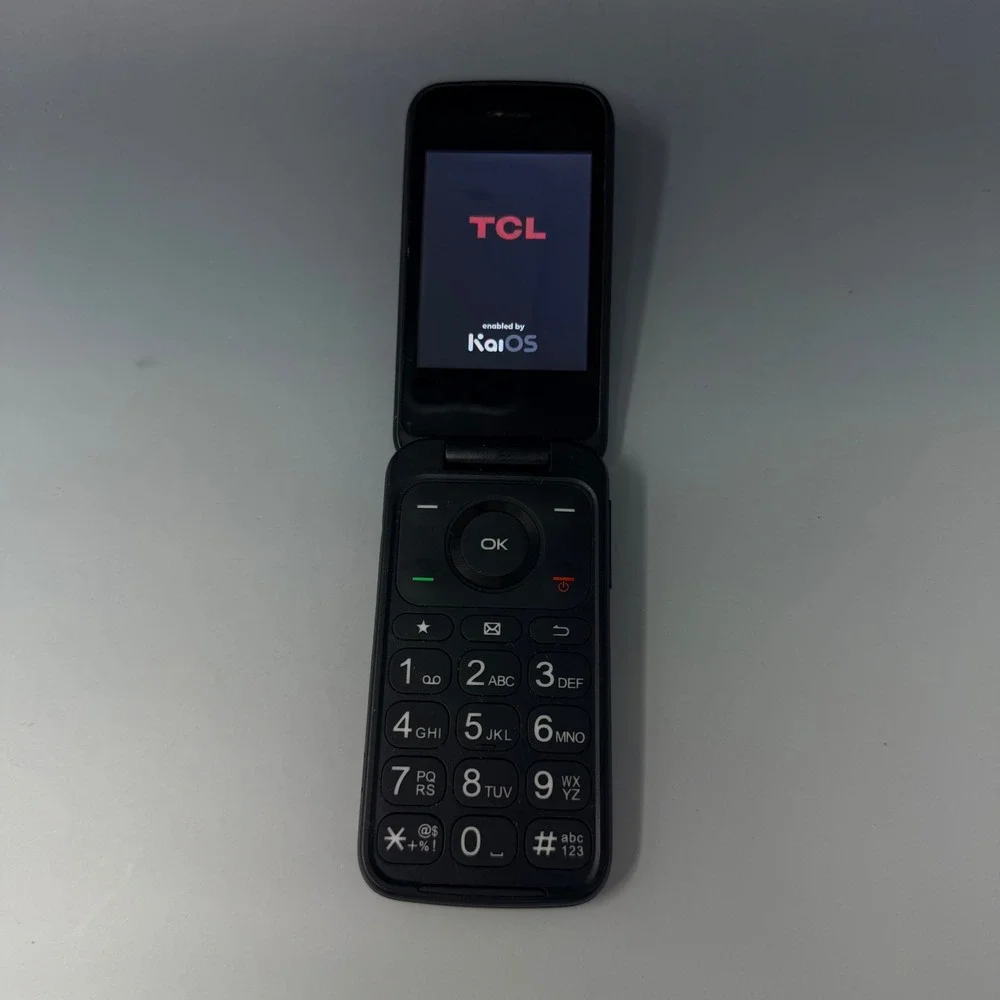 TCL Flip Pro 4056S Verizon 4G LTE KaiOS 3.0 Black Flip Phone